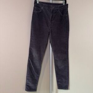 Patagonia Womens Organic Cotton Everyday Cords‎ Slim Fit Pants Size 29 Ink Black